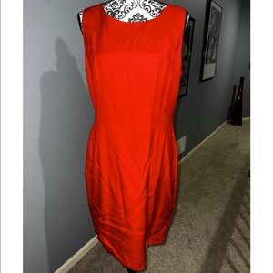 Casual Corner Red sleeveless dress